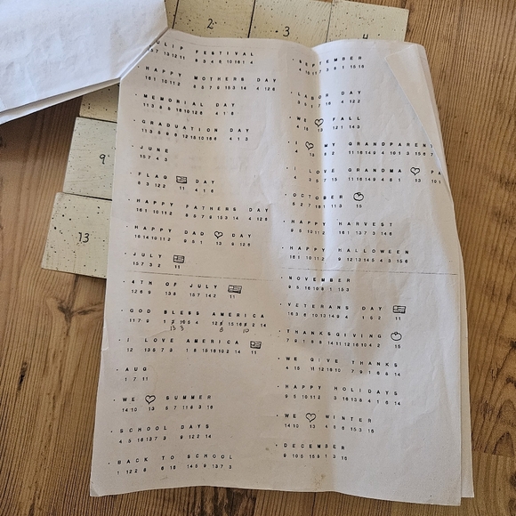 Handmade Wooden Blocks For Decorative Sayings - Picture 6 of 8